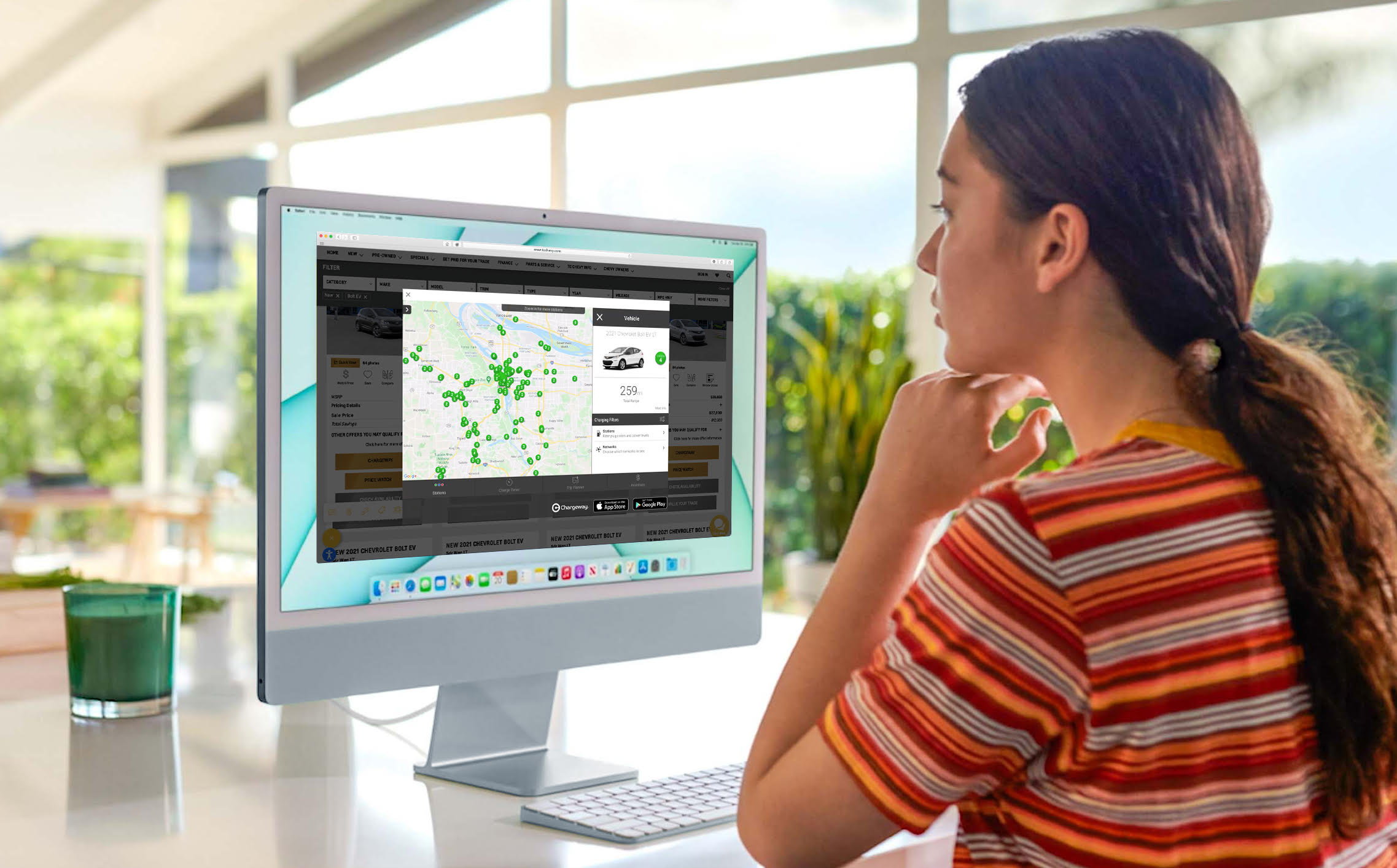 Car Shopper explores Chargeway Web Beacon on dealer site.
