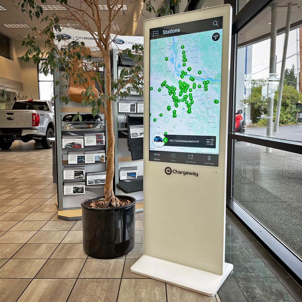 Chargeway Beacon at Landmark Ford in Oregon